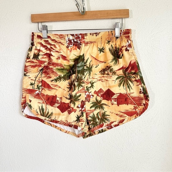 Vintage Pants - Vintage 70s Hawaiian Shorts Summer > L 29 30 31